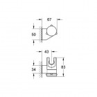 Grohe uchwyt prysznicowy ścienny Relexa Plus 28623000