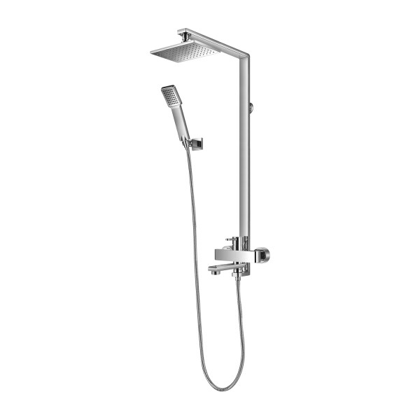 Omnires Darling zestaw natryskowy z deszczownicą 25 cm chrom DA5034CR