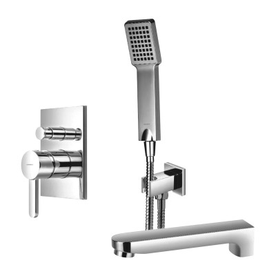 Omnires Darling kompletny zestaw wannowy podtynkowy chrom SYSDAW01CR