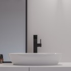 Omnires Darling bateria umywalkowa wysoka stojąca czarny półpołysk DA5013BL