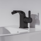 Omnires Darling bateria bidetowa stojąca czarny półpołysk DA5020BL