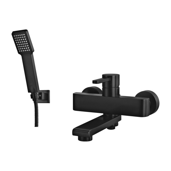 Omnires Darling bateria wannowa ścienna czarny półpołysk DA5031BL