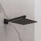 Omnires Darling zestaw prysznicowy podtynkowy z deszczownicą 25 cm czarny półpołysk SYSDA19ABL