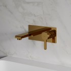 Omnires Darling bateria umywalkowa podtynkowa wylewka 16,5 cm złoty połysk DA5015GL