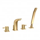 Omnires Darling bateria wannowa 4-otworowa złoty połysk DA5032GL