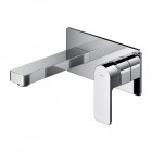 Omnires Baretti bateria umywalkowa podtynkowa wylewka 17 cm chrom BA7815CR