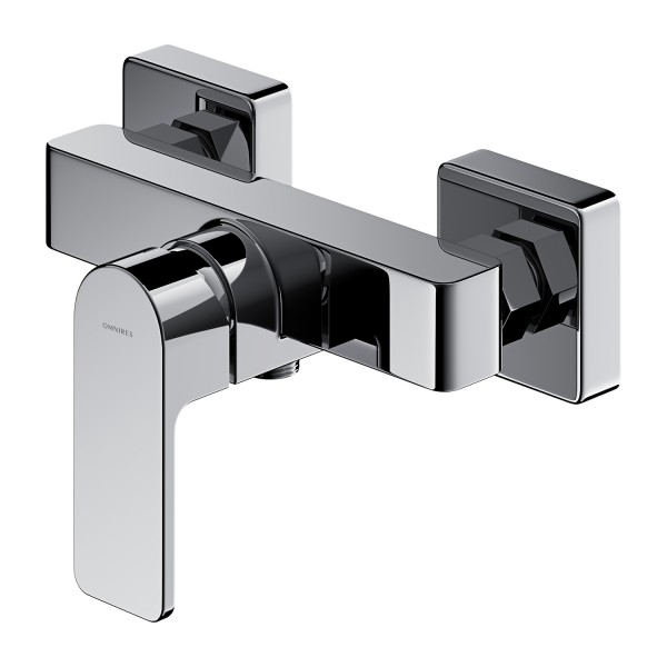 Omnires Baretti bateria prysznicowa ścienna chrom BA7840CR