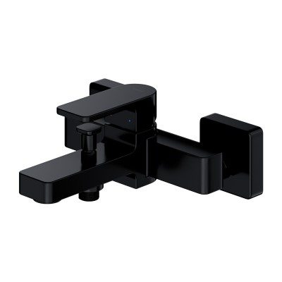 Omnires Baretti bateria wannowa ścienna czarny mat BA7830BL Omnires Baretti bateria wannowa ścienna czarny mat BA7830BL