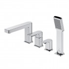 Omnires Baretti bateria wannowa 4-otworowa chrom BA7832CR