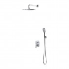 Omnires Sacramento kompletny zestaw prysznicowy podtynkowy deszczownica 25 cm chrom SYSSC10XCR