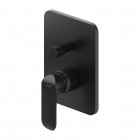 Omnires Sacramento bateria wannowo-prysznicowa podtynkowa czarny mat SC2335XBL