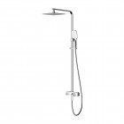 Omnires Sacramento zestaw natryskowy z deszczownicą 25 cm chrom/biały SC2344CRB