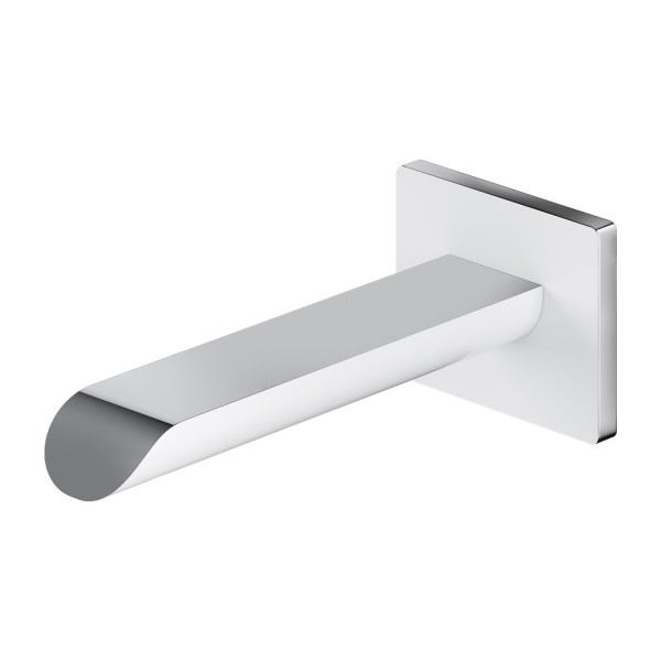 Omnires Sacramento wylewka wannowa 19,9 cm chrom/biały WDSACRAMENTOCRB