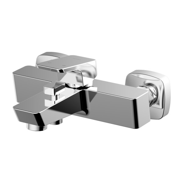 Omnires Lucky bateria wannowa ścienna chrom LY1730CR