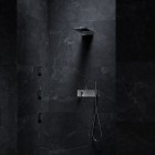 Omnires Waterfall deszczownica prostokątna 49x21 cm chrom WG510CR