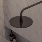 Omnires ramię ścienne do deszczownicy okrągłe 40 cm antracyt RA01C/KAT