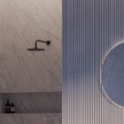 Omnires ramię ścienne do deszczownicy okrągłe 40 cm antracyt RA01C/KAT