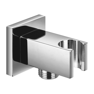 Omnires przyłącze kątowe z uchwytem chrom 8876CR