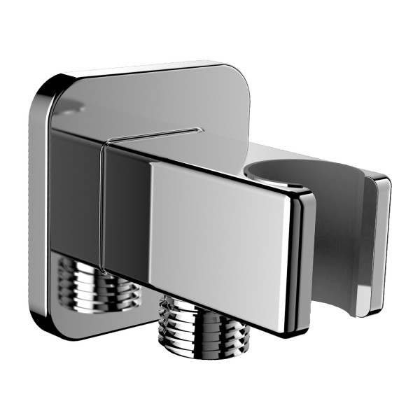 Omnires przyłącze kątowe z uchwytem chrom 8815CR