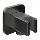 Omnires przyłącze kątowe z uchwytem grafit 8815GR