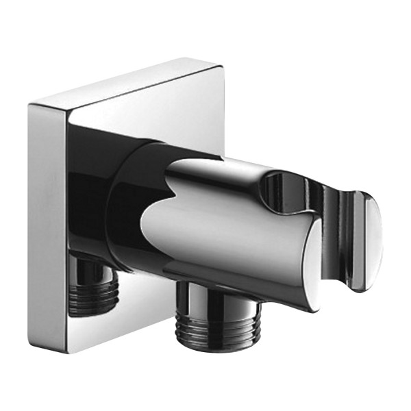 Omnires przyłącze kątowe z uchwytem chrom 8873/KCR