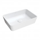 Omnires Parma M+ umywalka nablatowa 50x35 cm biały błyszczący PARMAUNBP