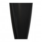 Omnires Siena M+ umywalka wolnostojąca 55x43 cm biały/czarny połysk SIENAUWBCP