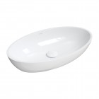 Omnires Siena M+ umywalka nablatowa 60x35 cm biały połysk SIENALUNBP