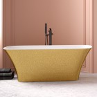 Besco Assos S-Line Glam wanna wolnostojąca 160x70 cm złota