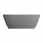 Omnires Siena M+ wanna wolnostojąca 161x81 cm biały/szary połysk SIENAWWCP