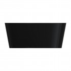 Omnires Roma M+ wanna wolnostojąca 159x72 cm biały/czarny połysk ROMA159BCP