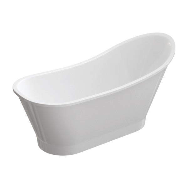 Omnires Venezia M+ wanna wolnostojąca retro 160x73 cm biały połysk VENEZIA159BP