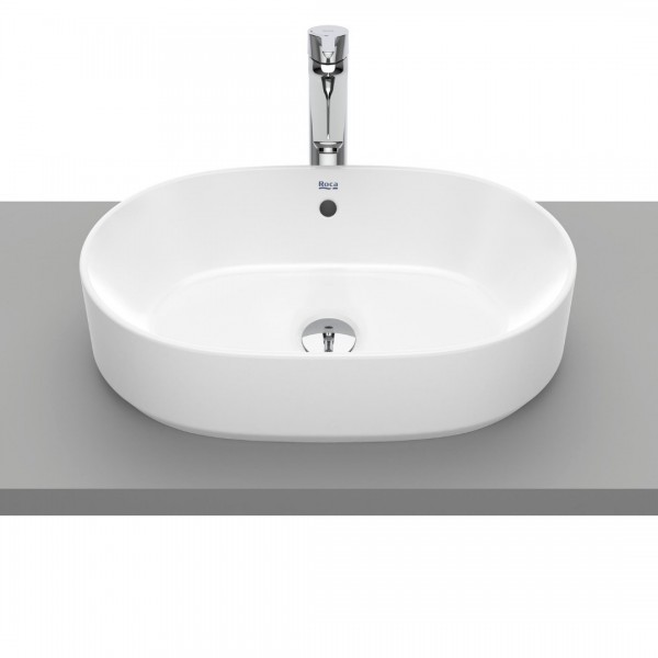 Roca Gap umywalka nablatowa owalna 55x39 cm biała Supraglaze® A3270Y1S00