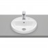 Roca Gap umywalka wpuszczana w blat okrągła 40 cm biała Supraglaze® A3270Y4S00