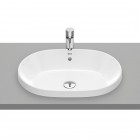 Roca Gap umywalka wpuszczana w blat 55x39 cm biała Supraglaze® A3270Y5S00