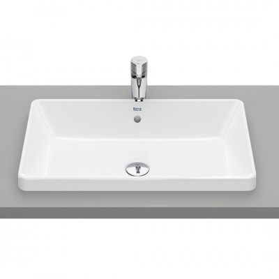 Roca Gap umywalka wpuszczana w blat 60x37 cm biała Supraglaze® A3270Y8S00