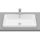 Roca Gap umywalka wpuszczana w blat 60x37 cm biała Supraglaze® A3270Y8S00