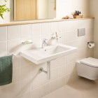 Roca Gap umywalka ścienna 80x46 cm biała Supraglaze® A3270M0S00