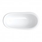 Omnires Atena Comfort M+ wanna wolnostojąca retro 157x77 cm biały połysk ATENA157BP