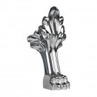 Omnires Maskownice nóg do wanny chrom LWIENOGICR