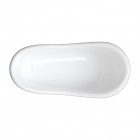 Omnires Atena Comfort M+ wanna wolnostojąca retro 175x82 cm biały połysk ATENA174BP