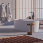 Omnires Ovo M+ wanna wolnostojąca 160x75 cm biały mat OVOWWBM