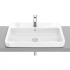 Roca Gap umywalka wpuszczana w blat 70x41 cm biała Supraglaze® A32747WS00