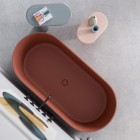 Omnires Ovo M+ wanna wolnostojąca 160x75 cm terracotta OVOWWTE