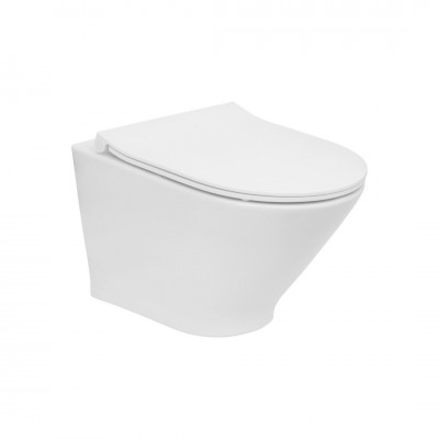 Roca Gap Round Compacto miska WC wisząca Rimless biała Supraglaze® A3460NBS00 Roca Gap Round Compacto miska WC wisząca Rimless biała Supraglaze® A3460NBS00