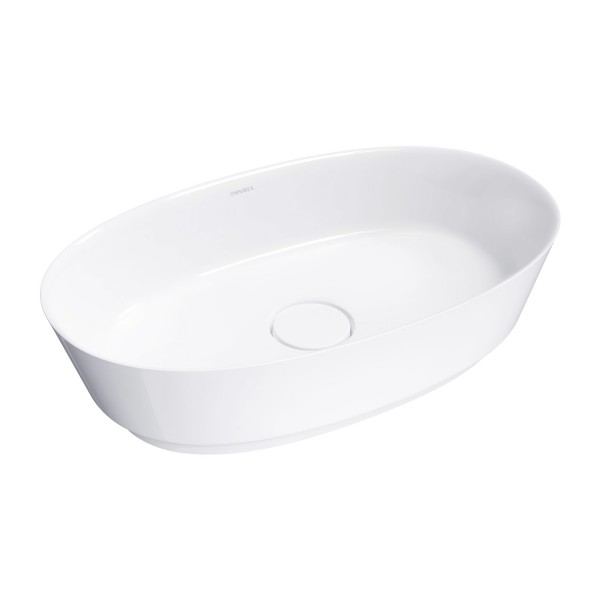 Omnires Neo M+ umywalka nablatowa 60x36 cm biały połysk NEOUNBP