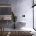 Roca Gap Square miska WC wisząca Rimless biała Supraglaze® A34647LS00