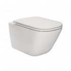 Roca Gap Square miska WC wisząca Rimless biała Supraglaze® A34647LS00