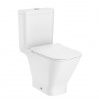 Roca Gap Square miska WC do kompaktu biała Supraglaze® A342477S00
