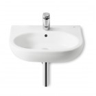 Roca Meridian ścienna umywalka 55x46 cm biała Supraglaze® A327243S00